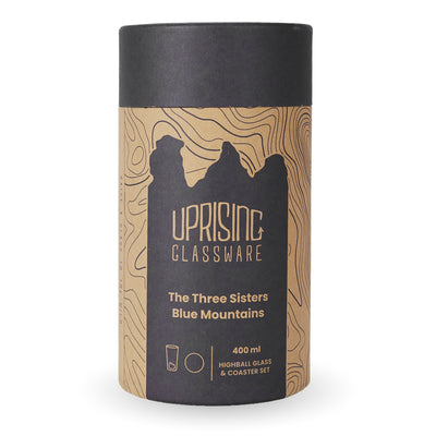 Protective recyclable gift tube the glass ships in